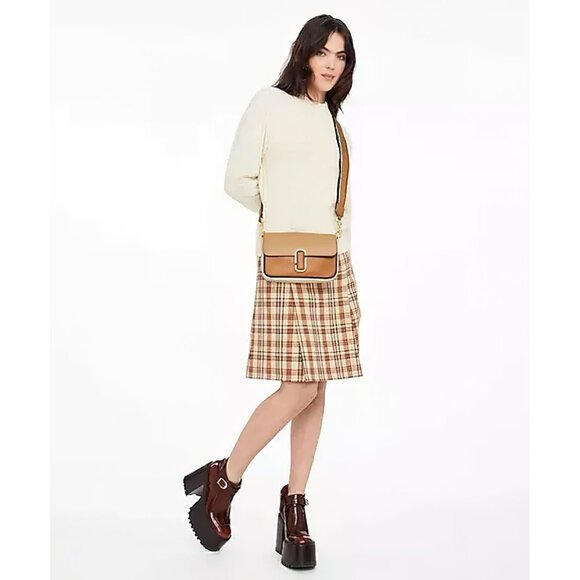 Marc Jacobs Women's The Color Block J Marc Crossbody Bag Brown OS - Picture 2 of 16